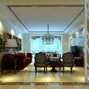 9019武汉国际6楼140平书房豪华装修案例解析